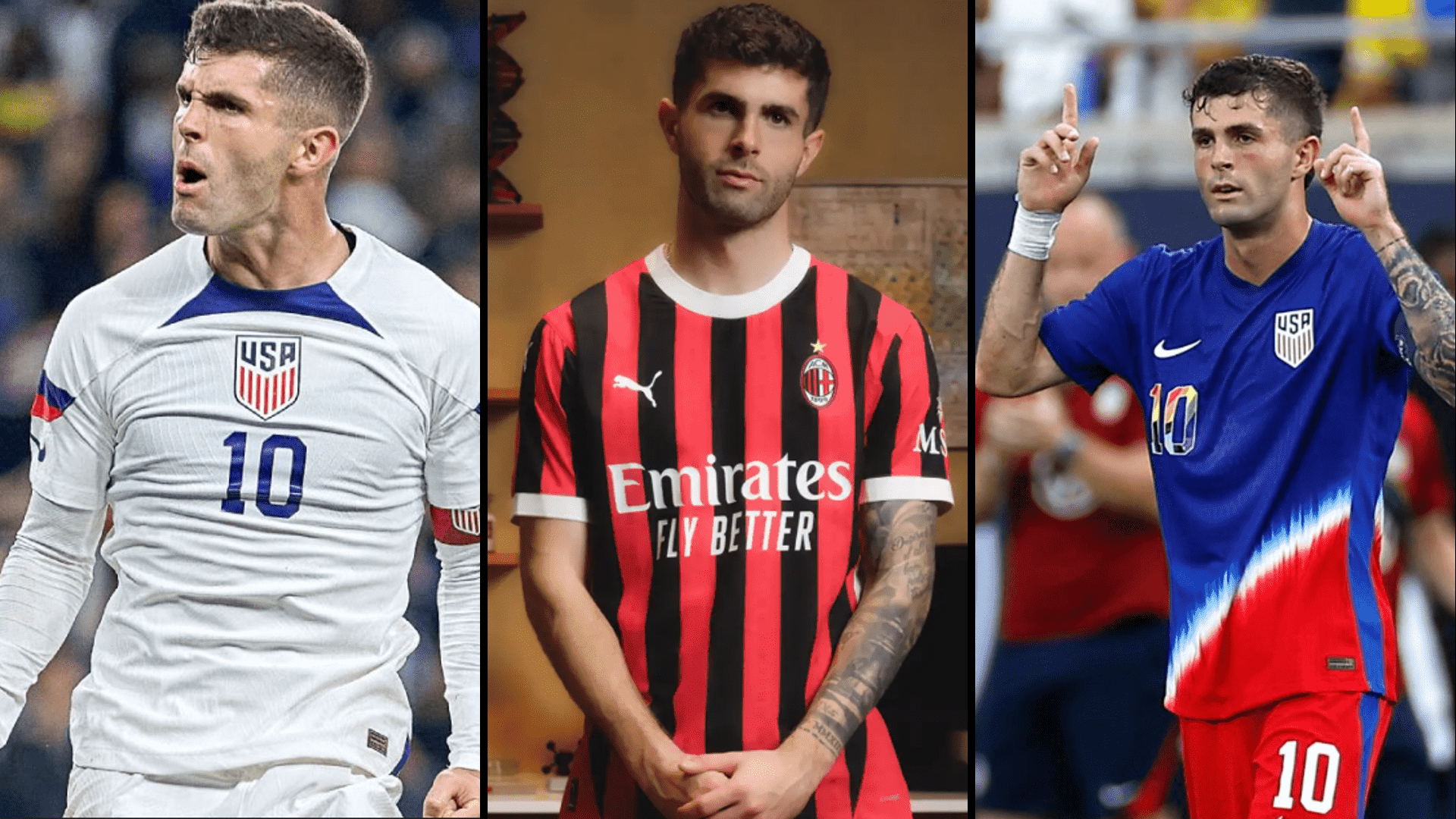 Christian Pulisic USA Jersey: A Jersey Journey from USA to AC Milan